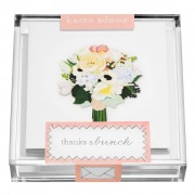 Gift Enclosure, Flowers in Acrylic Box, Karen Adams